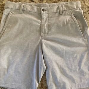 Mens lululemon athletica shorts.  Light gray - Size 38